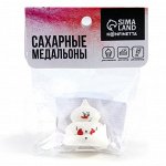 Украшение для торта сахарная фигурка «Снеговичок», МИКС, 1 шт