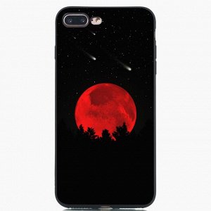 Чехол силикон с рисунком на телефон iphone