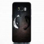 Чехол силикон с рисунком на телефон Samsung Galaxy