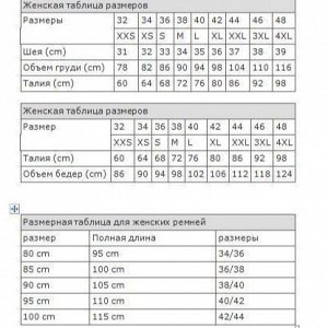 Размерная сетка