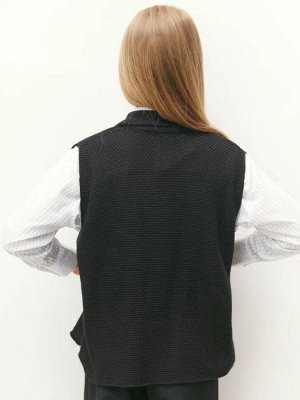 Жилет Amarobaby Pure Love School Vest, вязаный, черный