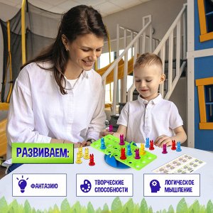 Настольная игра для детей «Кролики в балансе», 1 игрок, 4+