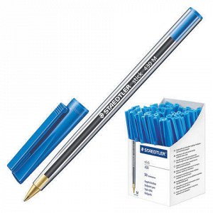 Ручка шариковая STAEDTLER (Германия) Stick, корпус прозрачны