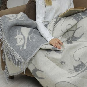 VLADI home Плед жаккардовый