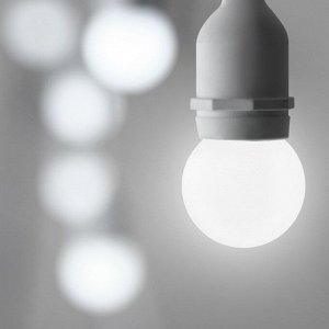 Лампа светодиодная Luazon Lighting, G45, Е27, 1.5 Вт, для белт-лайта, набор 20 штук, свечение белое