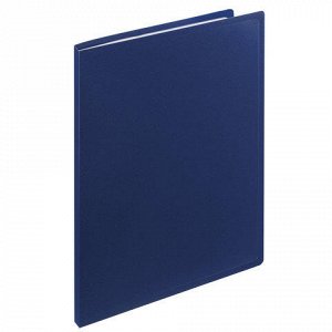 Папка  10 вклад. STAFF, синяя, 0,5мм, 225688