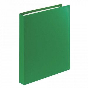 Папка  40 вклад. STAFF, зеленая, 0,5мм, 225703