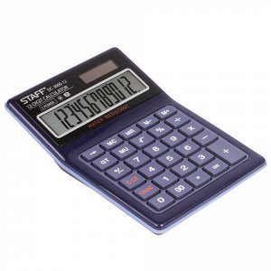 Калькулятор настольный STAFF PLUS DC-3000-12 (171x120 мм), 12 разрядов, двойное питание, ВОДОНЕПРОНИЦАЕМЫЙ, 250424
