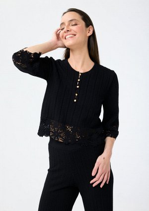 Кофта 3/4 60%POLYESTER 40%VISCOSE