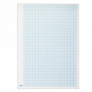 Бумага масштабно-координатная HATBER, А4, 210*295мм, голубая, на скобе, 16л., 16Бм4_02284(N002704)