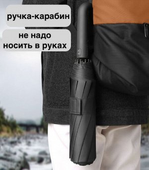 Зонт автоматический черный