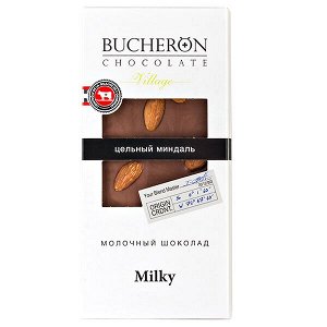 шоколад BUCHERON VILLAGE Молочный с Цельным Миндалем 100 г 1/10