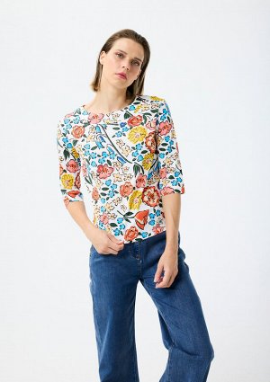 Кофта 3/4 95%COTTON 5%ELASTANE