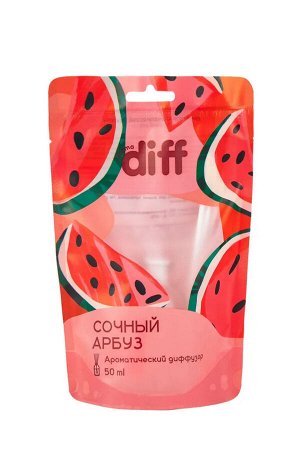 DIFF Диффузор ароматический  Сочный арбуз 50 мл с палочками