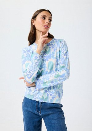 Кофта к 40%VISCOSE 36%NYLON 24%POLYESTER