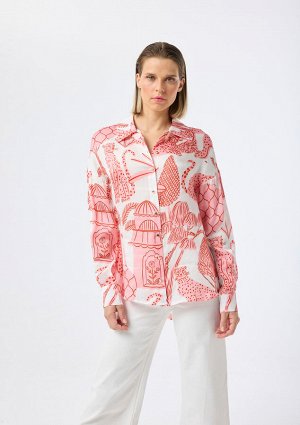 Рубашка 52%VISCOSE 48%RAYON