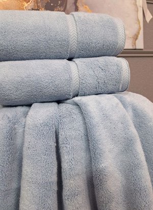 Полотенце Perla (деним платина) 50х90см, шт