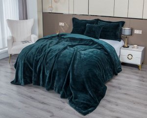 Покрывало декоративное Rabbit (изумруд) 220х240, шт