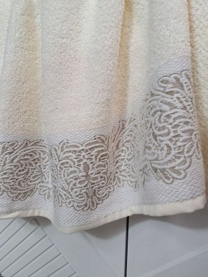 К-т полотенец Dolce (молоко) 70х140см(1),50х90см(1), шт