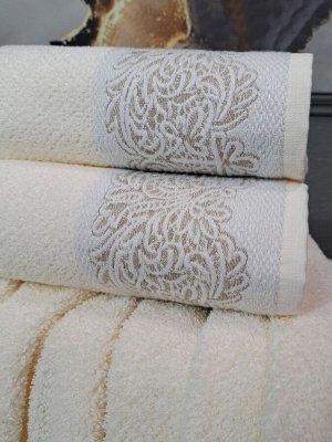 К-т полотенец Dolce (молоко) 70х140см(1),50х90см(1), шт