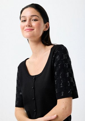 Кофта к 72%VISCOSE 28%NYLON