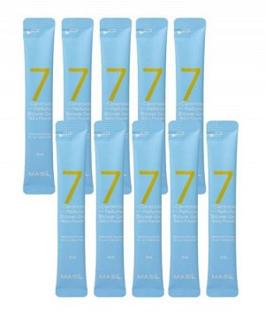 Гель для душа парфюмированный с керамидами Masil 7 Ceramide Perfume аромат BABY POWDER 8мл*20шт