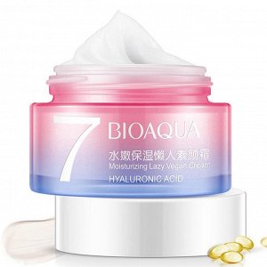 BIOAQUA V Lazy Vegan Cream Увлажняющий крем для лица с гиалуроновой кислотой
