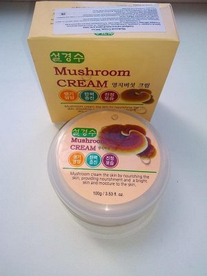 KR/ Крем для лица Solgyonsu Mushroom Cream (Грибы), 100г/ банка