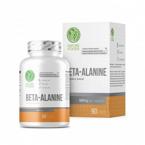 Бета-аланин Nature Foods Beta Alanine 600мг. - 90 капс.