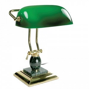Светильник настольный из мрамора GALANT (основание-зеленый м