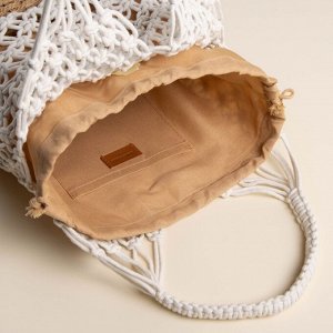 Сумка женская SL Home, ручное плетение, хлопок, 27x48 см