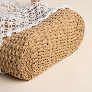 Сумка женская SL Home, ручное плетение, хлопок, 27x48 см