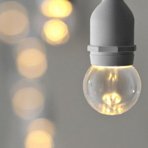 Лампа светодиодная Luazon Lighting, G45, Е27, 1.5 Вт, для белт-лайта, набор 20 шт, свечение тёплое белое