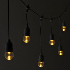 Лампа светодиодная Luazon Lighting, G45, Е27, 1.5 Вт, для белт-лайта, набор 20 шт, свечение тёплое белое