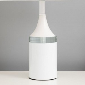 Лампа настольная «Жаннет» 1x40 Вт Е27+LED подсветка белый 24x24x41.5 см