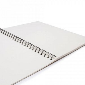 Альбом-скетчбук А4 (210х297мм), кремовая бумага, 30л, 150г/м