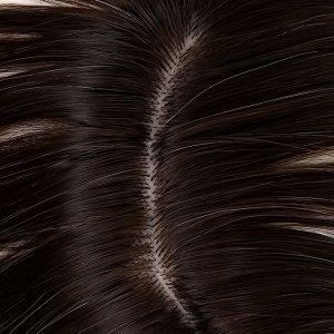 Парик искусственный, имитация кожи, 60 см, 160 г, омбре русый, блонд