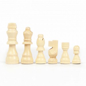 Настольная игра 3 в 1 «Король»: нарды, шахматы, шашки, 39x39 см