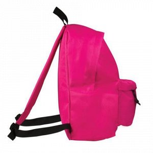 Рюкзак BRAUBERG универсальный, сити-формат, один тон, розовы