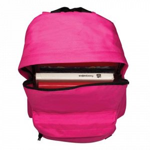 Рюкзак BRAUBERG универсальный, сити-формат, один тон, розовы