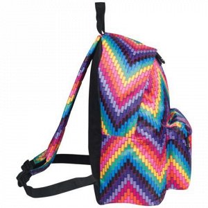 Рюкзак BRAUBERG универсальный, сити-формат, разноцветный, Ре
