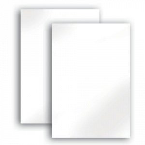 Белый картон А4 100 листов, 290г/м2, для подшивки документов