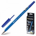 Ручка шариковая BRAUBERG &quot;Black Jack&quot;, СИНЯЯ, корпус тониров