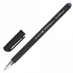 Ручка шариковая BRUNO VISCONTI SlimWrite Black, СИНЯЯ, корпу