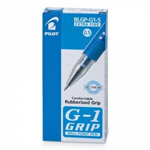 Ручка гелевая PILOT "G-1 GRIP" BLGP-G1-5, с рез.упором, 0,3