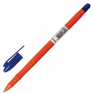 Ручка шариковая масляная BRAUBERG Flame, корпус оранжевый, у