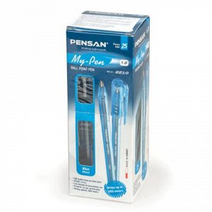 Ручка шариковая масляная PENSAN My-Pen, корпус тонированный