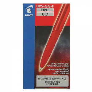 Ручка шариковая масляная PILOT Super Grip G, узел 0,7мм, лин