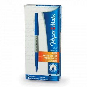Ручка капиллярная PAPER MATE Flair UF, корпус серый, толщина