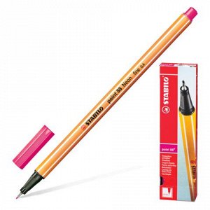 Ручка капиллярная STABILO Point, корпус оранжевый, толщина п